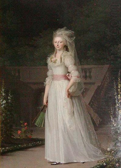 Jens Juel Portrait of Prinsesse Louise Auguste of Denmark china oil painting image